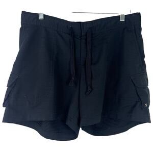 Nike Sphere Women's Vintage Shorts Hiking Pull on Black Camping Outdoors Size L